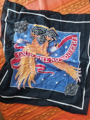 Harley Davidson vintage βαμβακερό μαντήλι σαν καινούργιο