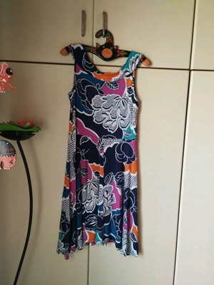 Tu floral 100% cotton summer dress like new, size M