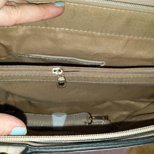 Beige handheld bag new