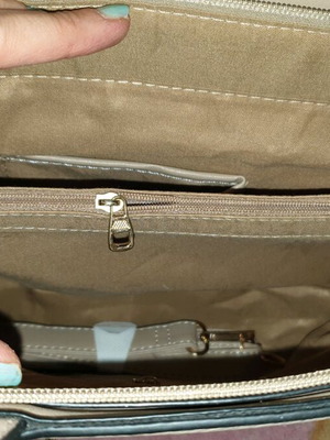 Beige handheld bag new