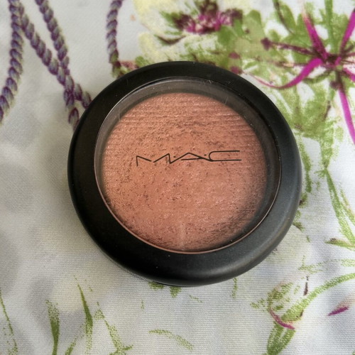 Mac blush Faux Sure like new with shimmer