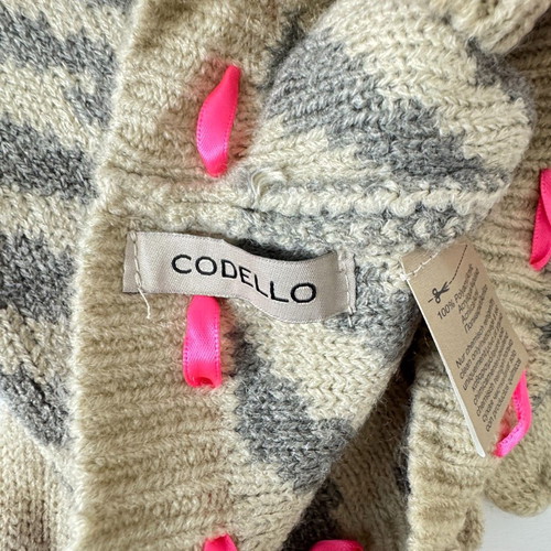 Codello Poetry Grunge hat and gloves like new, beige