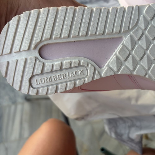 Lumberjack women's sneakers new, light pink with laces
