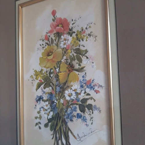 A. Theodoridou painting used in frame 46x36 cm