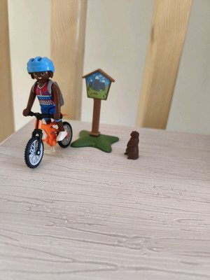 Playmobil mountainbike cyclist used
