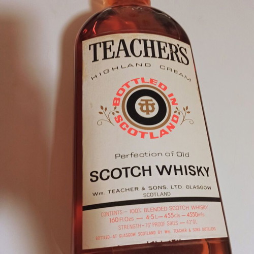 Teacher's whisky collectible 4.5 liters like new