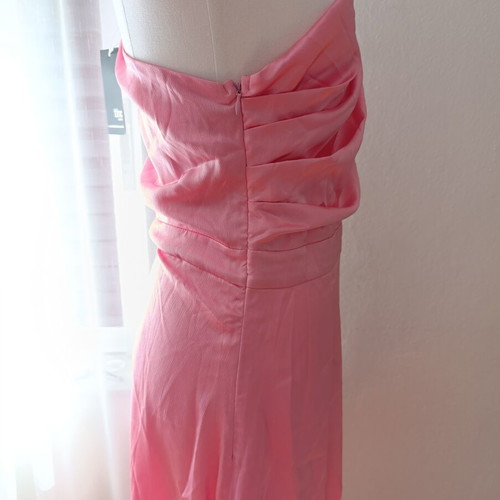 Pink Midi Wonderful Satin Dress, party dress, TFNC LONDON, Medium