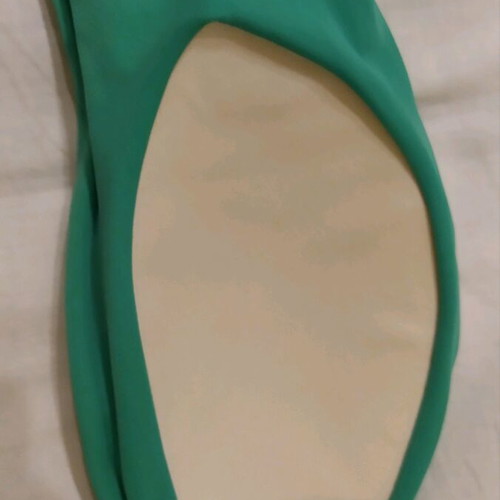 Swimwear top used, green, size S