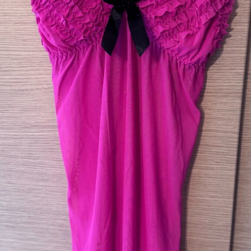 Sleepwear like new, size L, black and pink