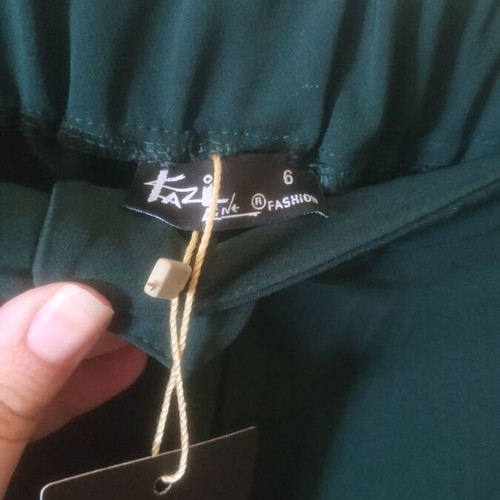 Kazi line shaping pants new, green, straight fit XXL