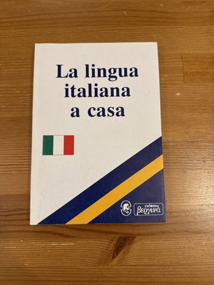 La lingua italiana a casa book like new, Italian