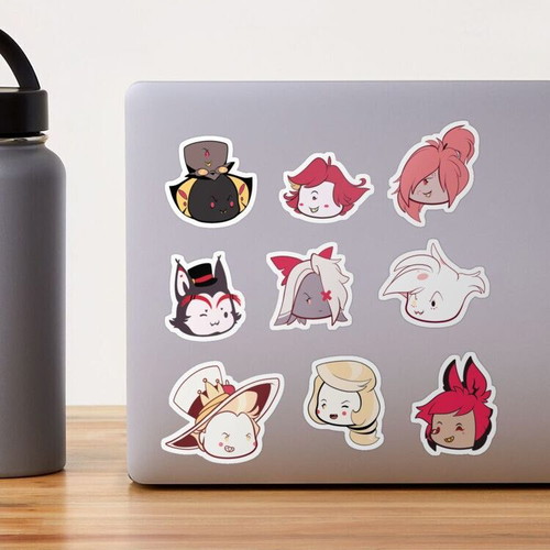 Hazbin Hotel handmade sticker pack made to order