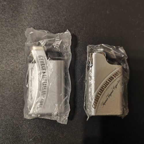 George Karelias and Sons lighters set of 2 new