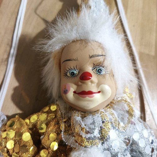 Vintage hanging harlequin used