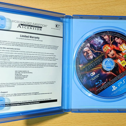 Nobunaga's Ambition PS4 game like new