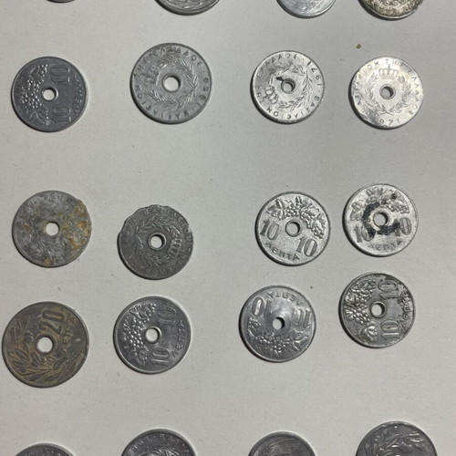 Collectible coins like new, 211 pieces Greek and foreign