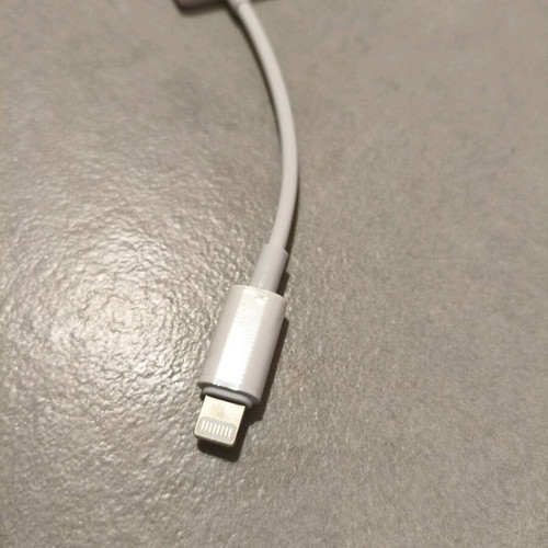 Lightning adapter for headphones 3.5mm and charging