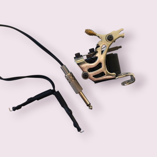 Silver tattoo gun like new professional electric tattoo machine