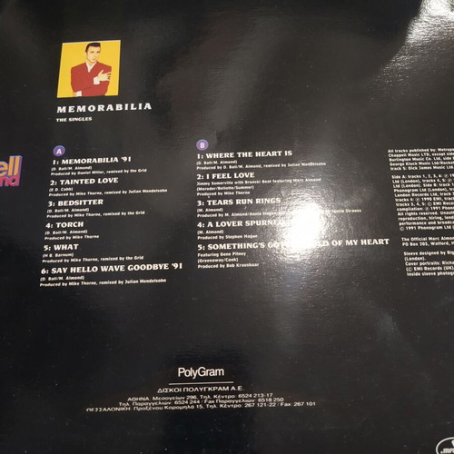 Marc Almond Softcell Memorabilia used