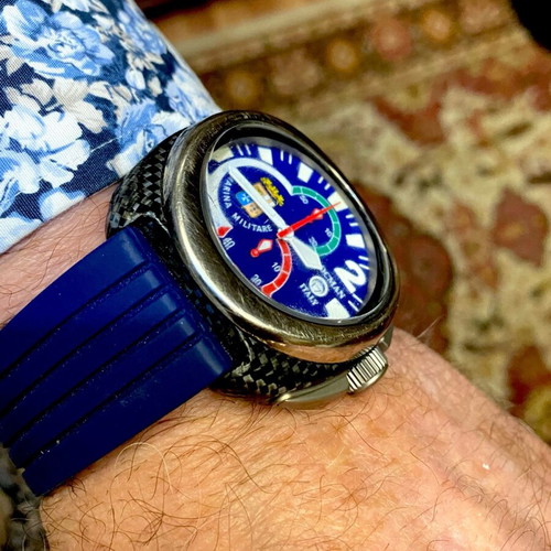 Locman Chronograph Marina Military Titanium watch used