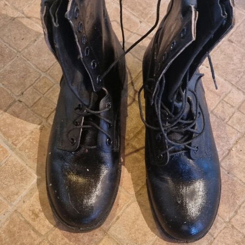 Leather boots Greek Army new size 44 black