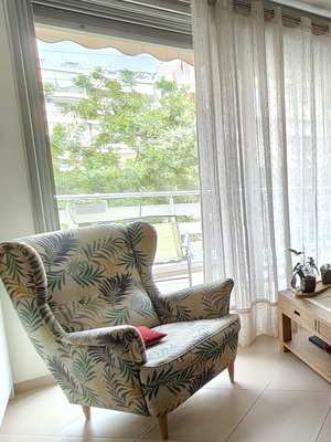 IKEA Tropical Print Armchair like new