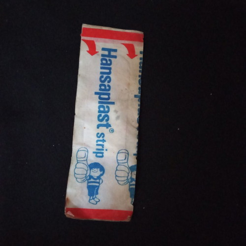 Hansaplast vintage packaging used, collectible from 1980s