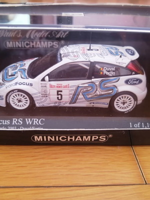 Minichamps 1:43 Ford Focus RS WRC №5 модел кола Monte Carlo 2003