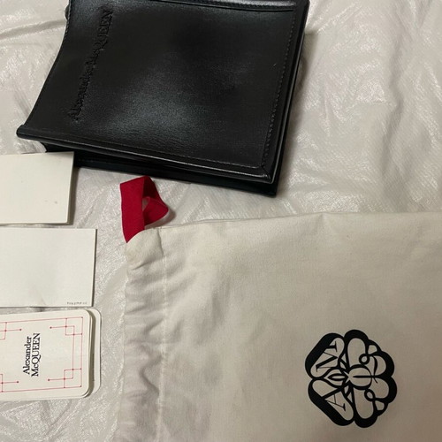 Alexander McQueen leather crossbody bag new black