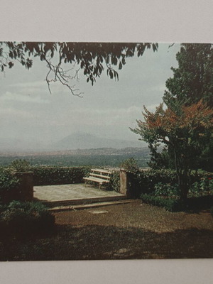 Καρτ-ποστάλ Τμήμα του κήπου της «Villa Costanza» μεταχειρισμένη, έγχρωμη