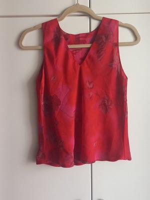 Double Fache women's blouse, organza, handmade, size S