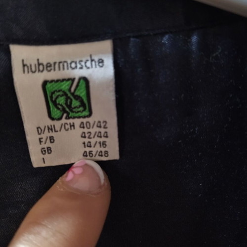 Satin pajamas used with fleece lining and patch on pants, size XL