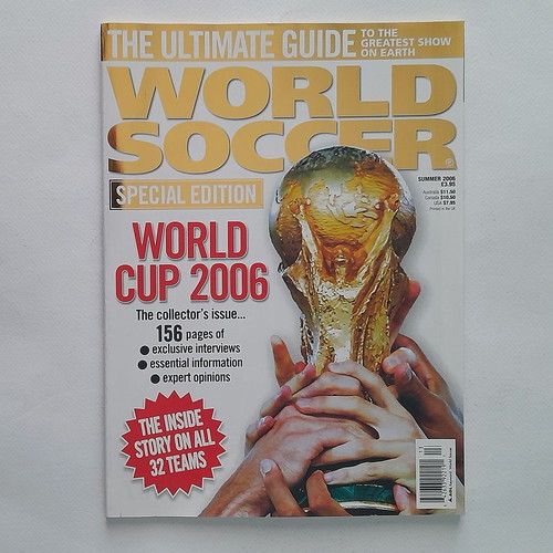 World Soccer Mundial 2006 guide used special edition