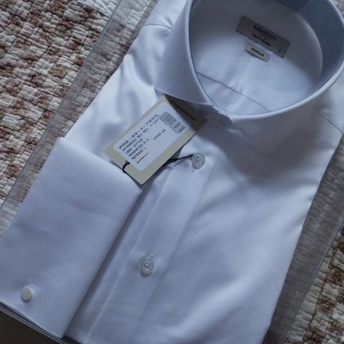 Portobello's white dress shirt new, size L