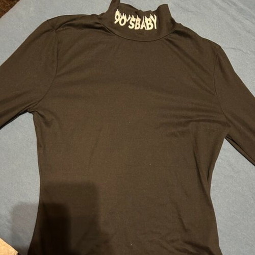 Bershka long blouse new, size S, black