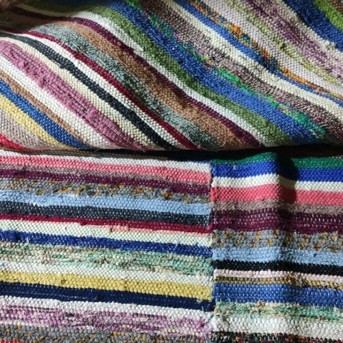 Rag rug like new, dimensions approximately 260x145