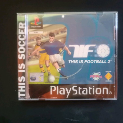 This Is Football 2 PS1 game used, functional demo