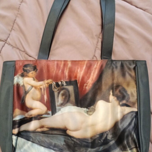 Women's tote shoulder bag like new, multicolor National Gallery