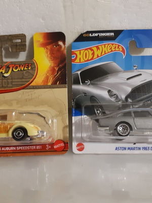 Auburn Speedster 851 and Aston Martin DB5 movie cars like new