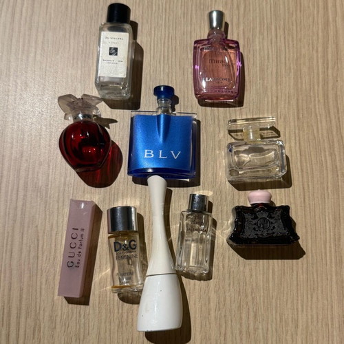 Luxury perfume miniatures used, authentic
