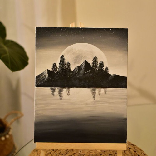 Handmade painting painted with acrylics like new
