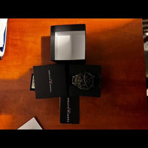 Tommy Hilfiger Daniel Multifunction men's watch like new, all-black