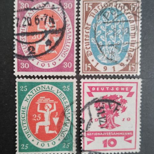 Germany classic stamps series 1919