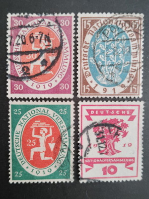 Germany classic stamps series 1919