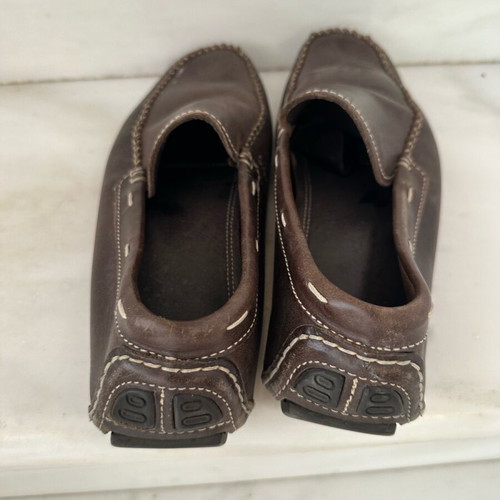 Zara leather moccasins brown like new, size 41
