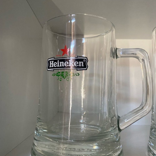 Heineken glasses 0.5lt like new, set of 2