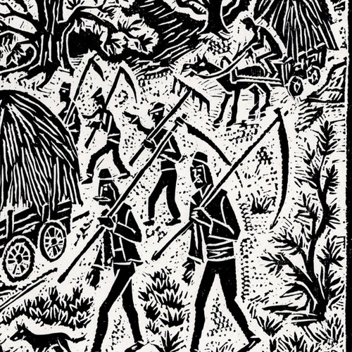 Senokos Linocut New