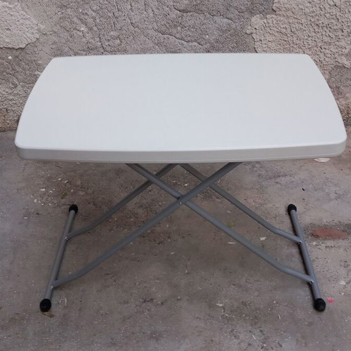Folding Camping Table 76 x 50 cm, adjustable height, new
