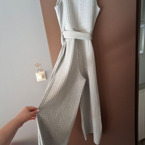 Women's summer jumpsuit Mango like new, gray, size S