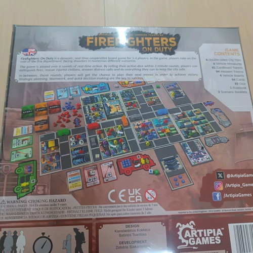 Firefighters on Duty new board game